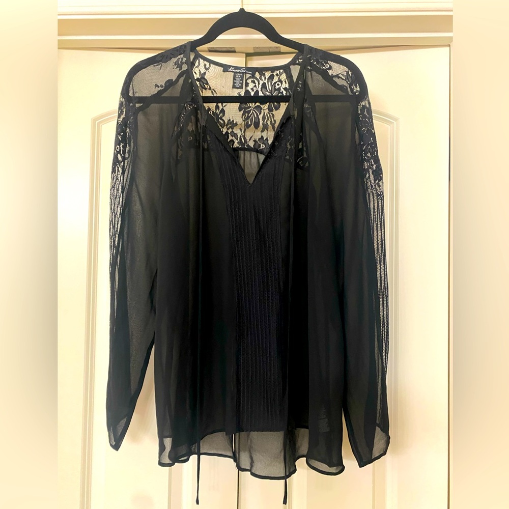 Women’s Kenneth Cole lace blouse